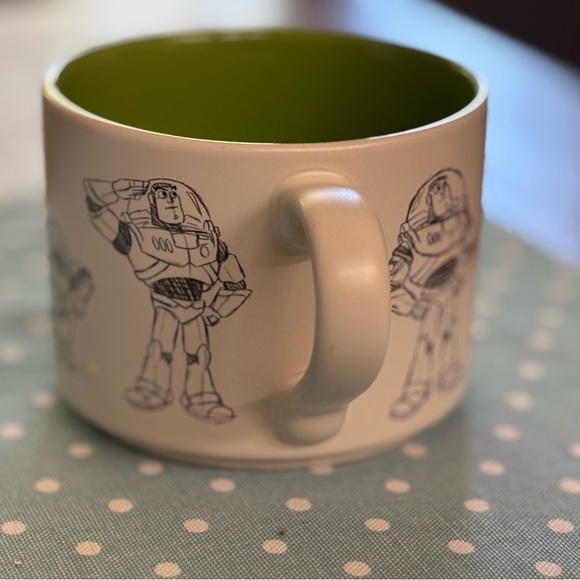 π Disney Store Art of Pixar Mug, Buzz Lightyear Sketch Toy Story Mug Stackable - Picture 5 of 8